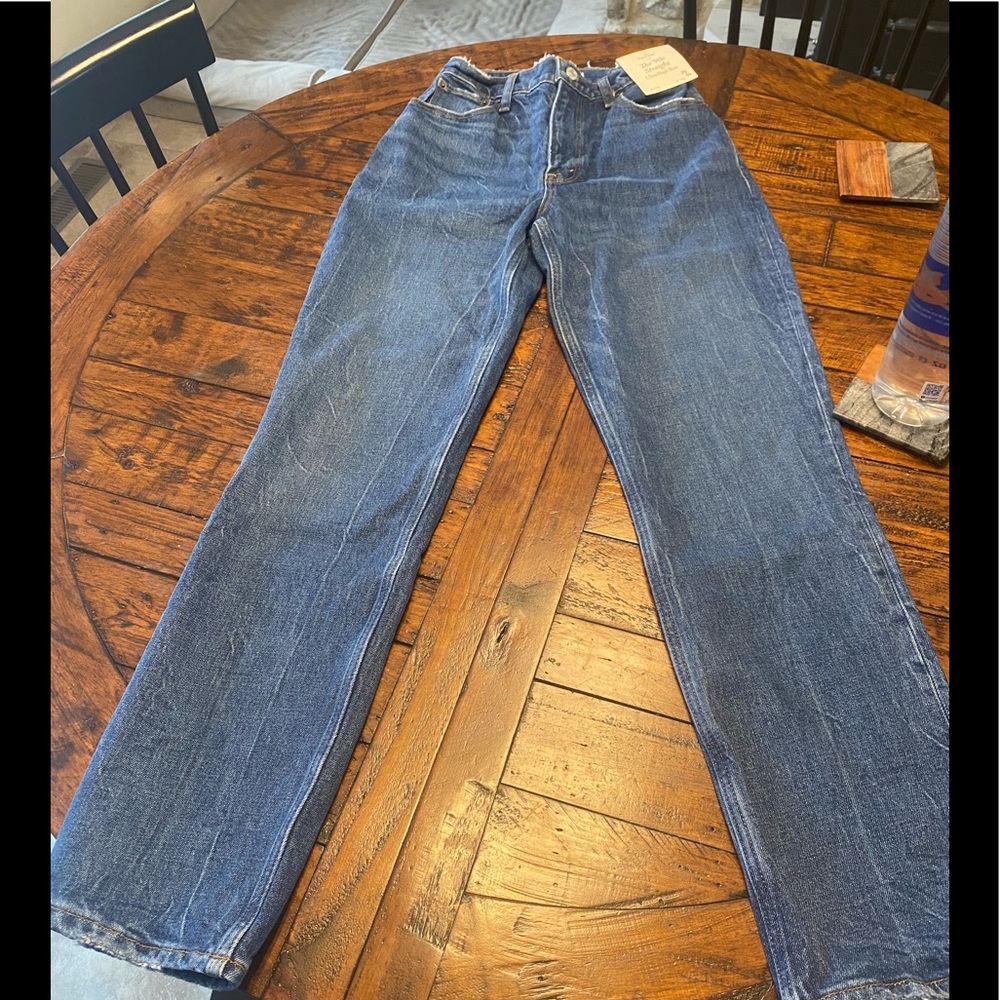 NWT! Abercrombie & Fitch  curve love the 90’s straight ultra high rise!